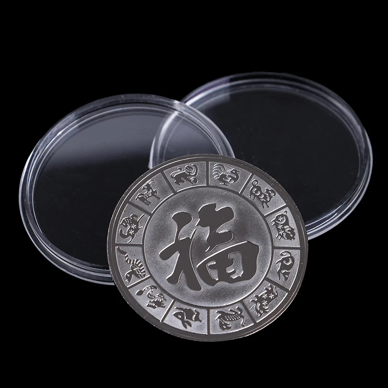 1 шт. фу свинья памятная монета год свиньи поставляет монеты коллекции Новогодний