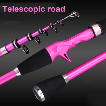 

Carbon Fiber Fishing Rod 1.8-2.4M Portable Telescopic Fishing Rod Hand Tackle Sea Ocean Rods WHShopping