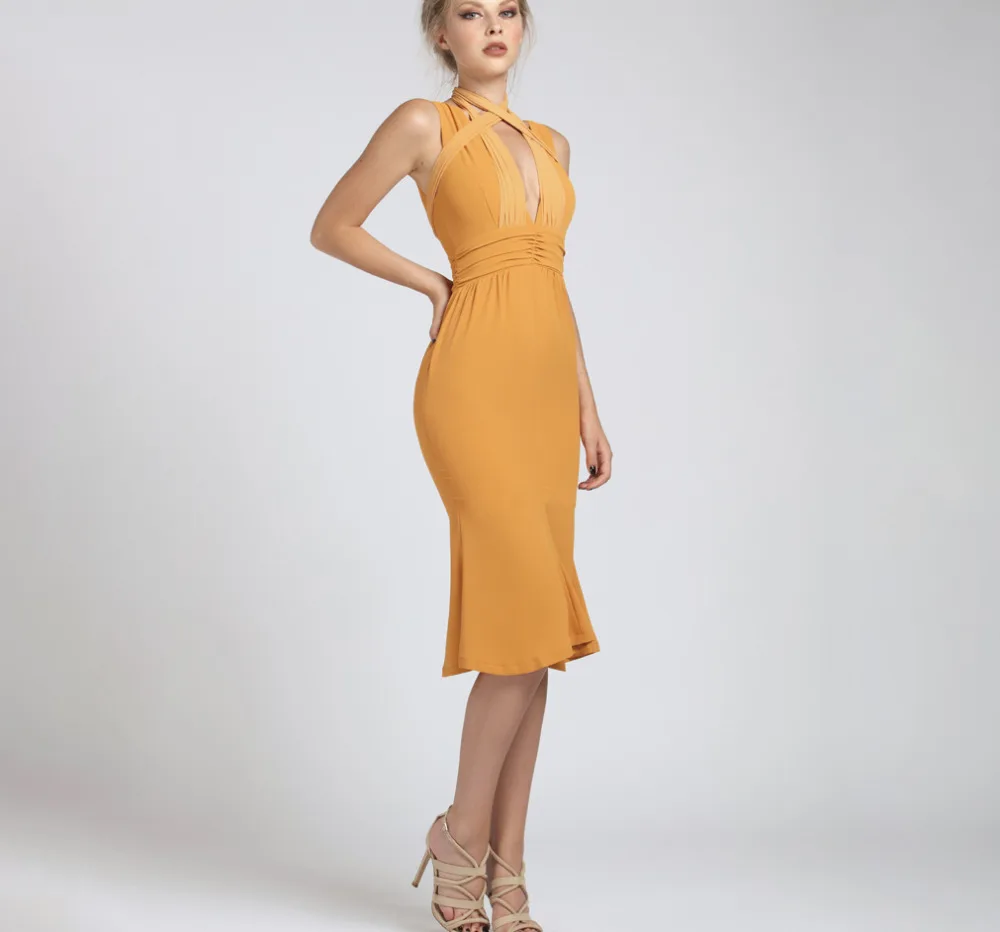 DARLA DRESS GOLD-2 