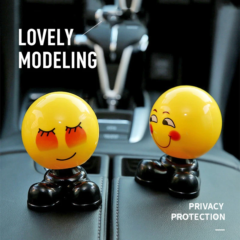 

Creative Car Ornaments Funny Dashboard Toys Interior Accessories Shaker Pendant Auto Decors Shaking Head Doll Auto Accessories