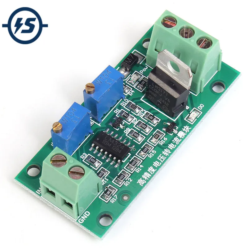 

0-10V to 4-20mA Isolated Voltage to Current Module Signal Conversion With Indicator Constant Current Source SCM PLC Potentiomete