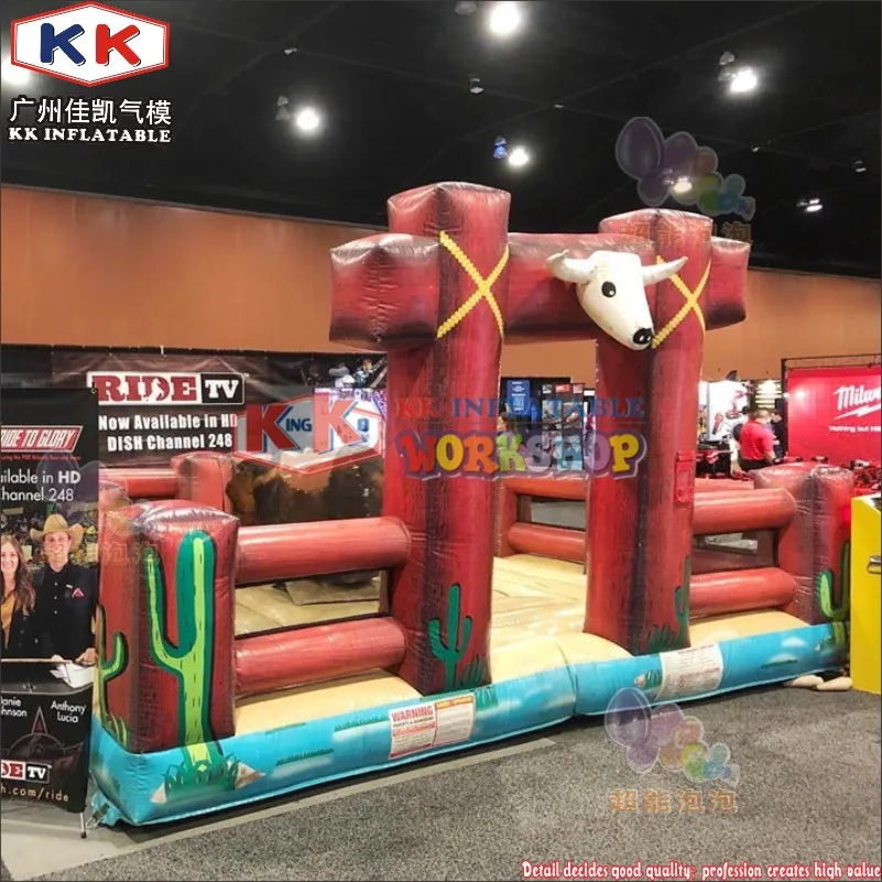 2020 New Outdoor Sport Games Mechanical Inflatable Rodeo Bull Riding Machine | Игрушки и хобби