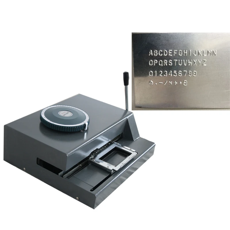 

Wuhan Handheld Metal Tag Stainless Steel Tags Embossing Machines Manual Embosser