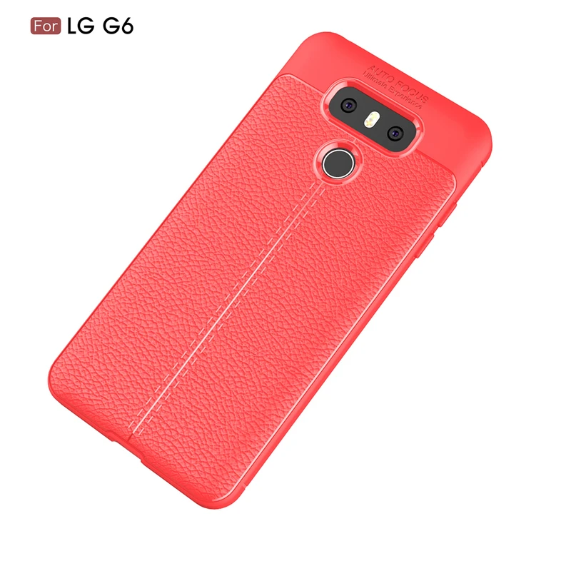 For LG G6 Case Silicone Luxury Litchi (16)