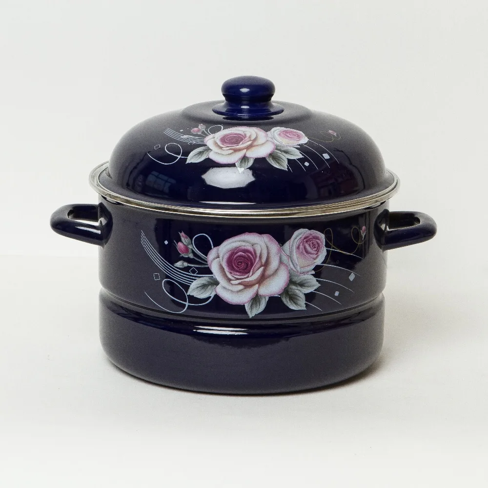 enamel big size 26cm soup&stock pot HIGH QUALITY WHITE COLOR INSIDE