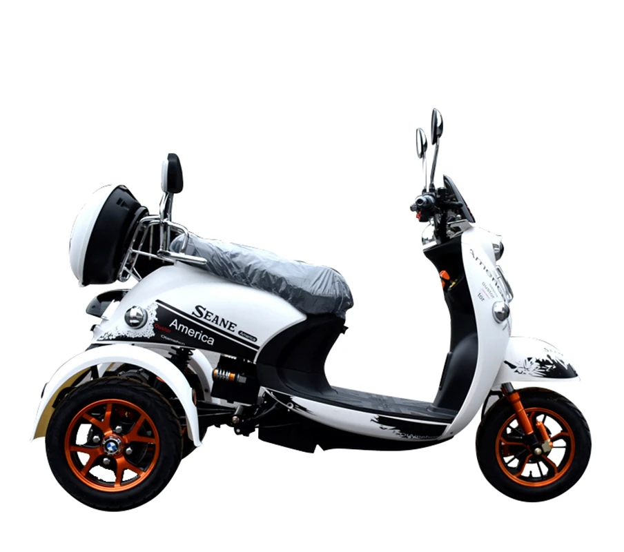 Электрический скутер дисковый тормоз трехколесный велосипед много цветов литиевая батарея складной взрослых установка для двойных людей пожилых