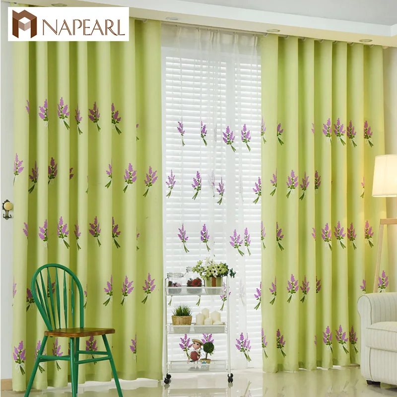 NAPEARL Cortinas dormito затемненные шторы с высоким затемнением цветочный дизайн