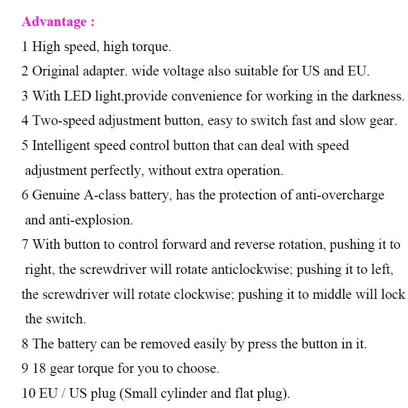 Advantage