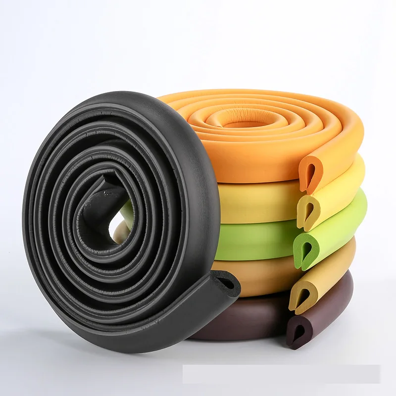 

Baby safety products U-shaped baby protection supplies thick sponge bump 2 meters anti-collision strip cover kids safety corner