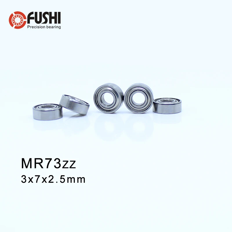 MR73ZZ подшипник 3x7x2,5 мм ABEC-1 (5 шт.) Мини-MR73 zz, шариковые подшипники 683ZZ/B 2,5 мм