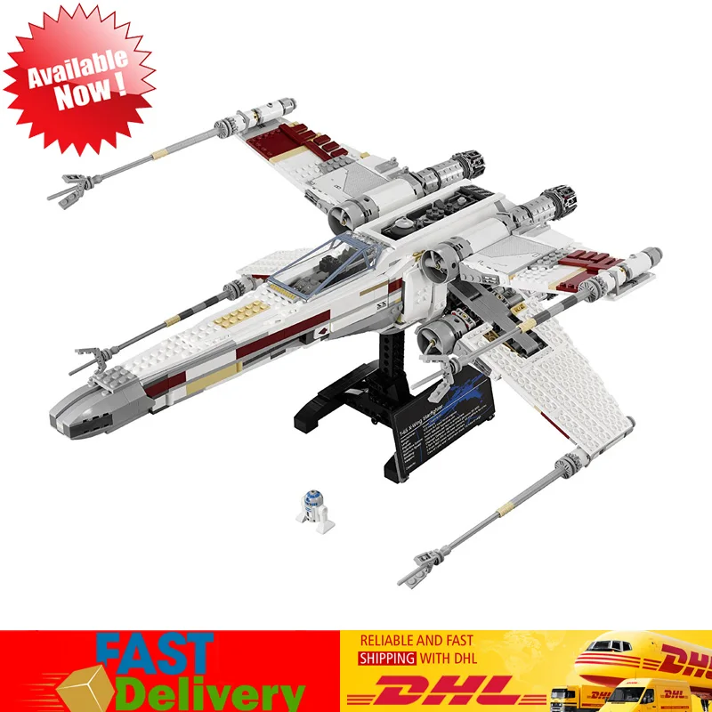 

Lepin 05039 1586Pcs Star War Red Five X-wing Starfighter Model Building Blocks Bricks Set Toys Compatible LegoINGlys 10240
