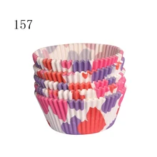 BAKEST 1000 шт в партии 4,5 дюймов Сердце шаблон бумажный торт бумажная форма для выпечки Рождество Свадьба украшение для дня рождения инструмент