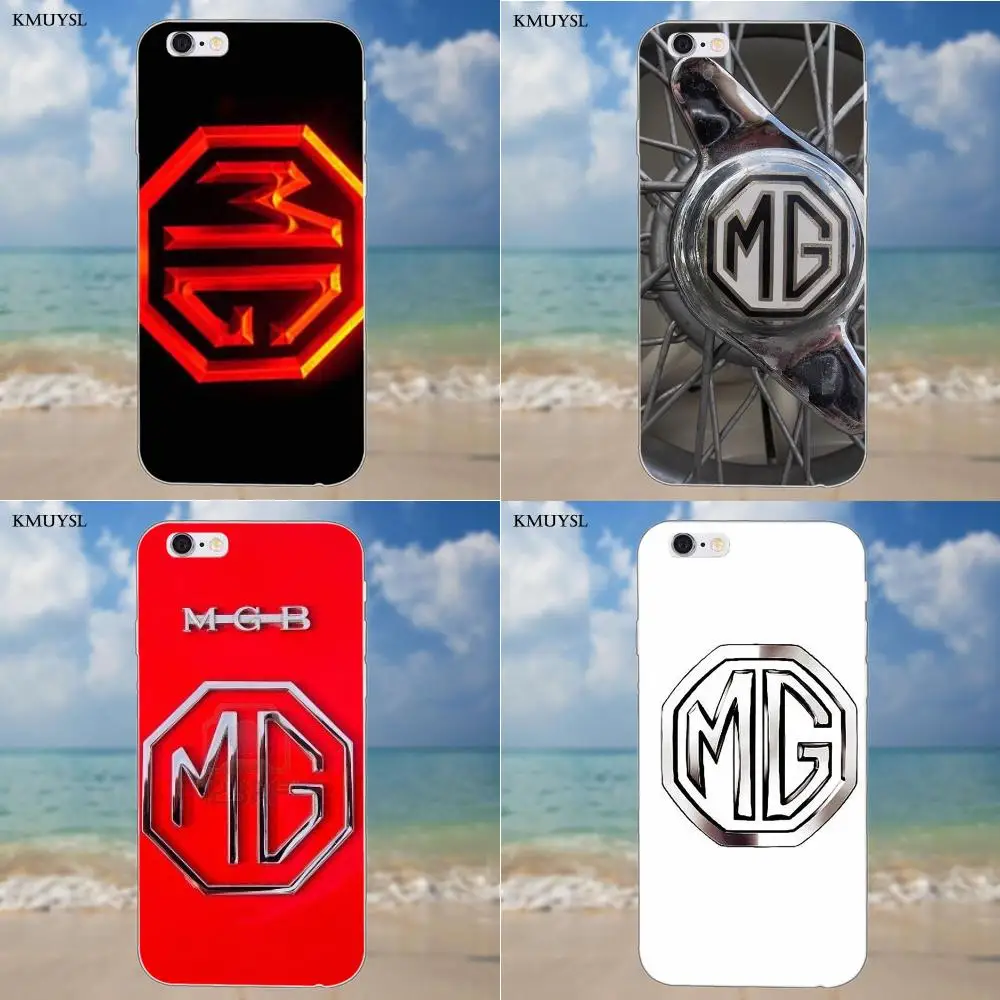 

Kmuysl Car Mg Logo For iPhone 4 4S 5 5C SE 6 6S 7 8 Plus X Galaxy S5 S6 S7 S8 Grand Core II Prime Alpha Soft TPU Best Cases