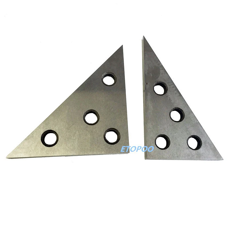 2pc Precision Angle Block 45°//45°//90° 30°//60°//90° Measurements Angle Plate Ruler