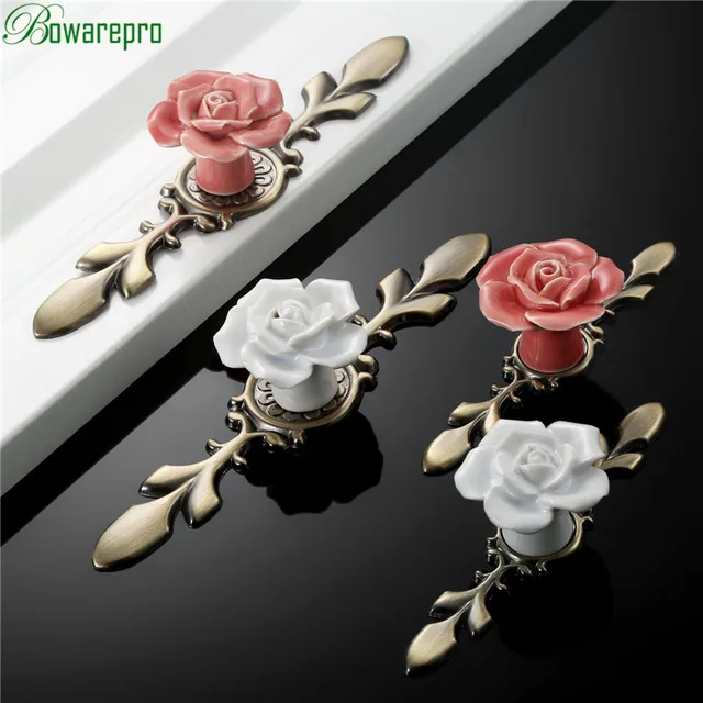 Special Offers bowarepro Rose Ceramic Alloy Base Door Handles Kitchen Cupboard Closet Drawer Cabinet Knobs Ceramic Knob Furniture Accessories 1 Special Offers bowarepro Rose Ceramic Alloy Base Door Handles Kitchen Cupboard Closet Drawer Cabinet Knobs Ceramic Knob Furniture Accessories 1
