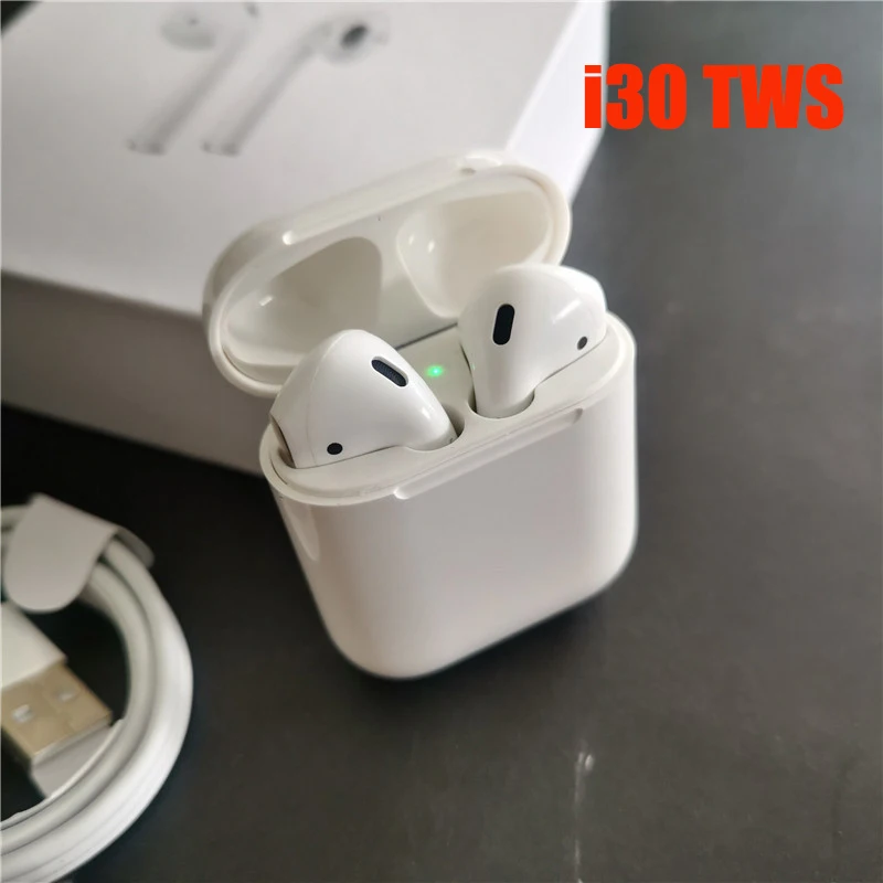 

i30 TWS Pop-up Wireless earphone Bluetooth Headsets Earbuds Invisible portable Bluetooth Earphone With Charging box PK i7 i10