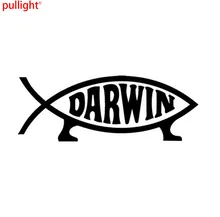 19 7CM DARWIN Interesting Biological Evolution Motorcycle Decals Car Stickers Car Styling