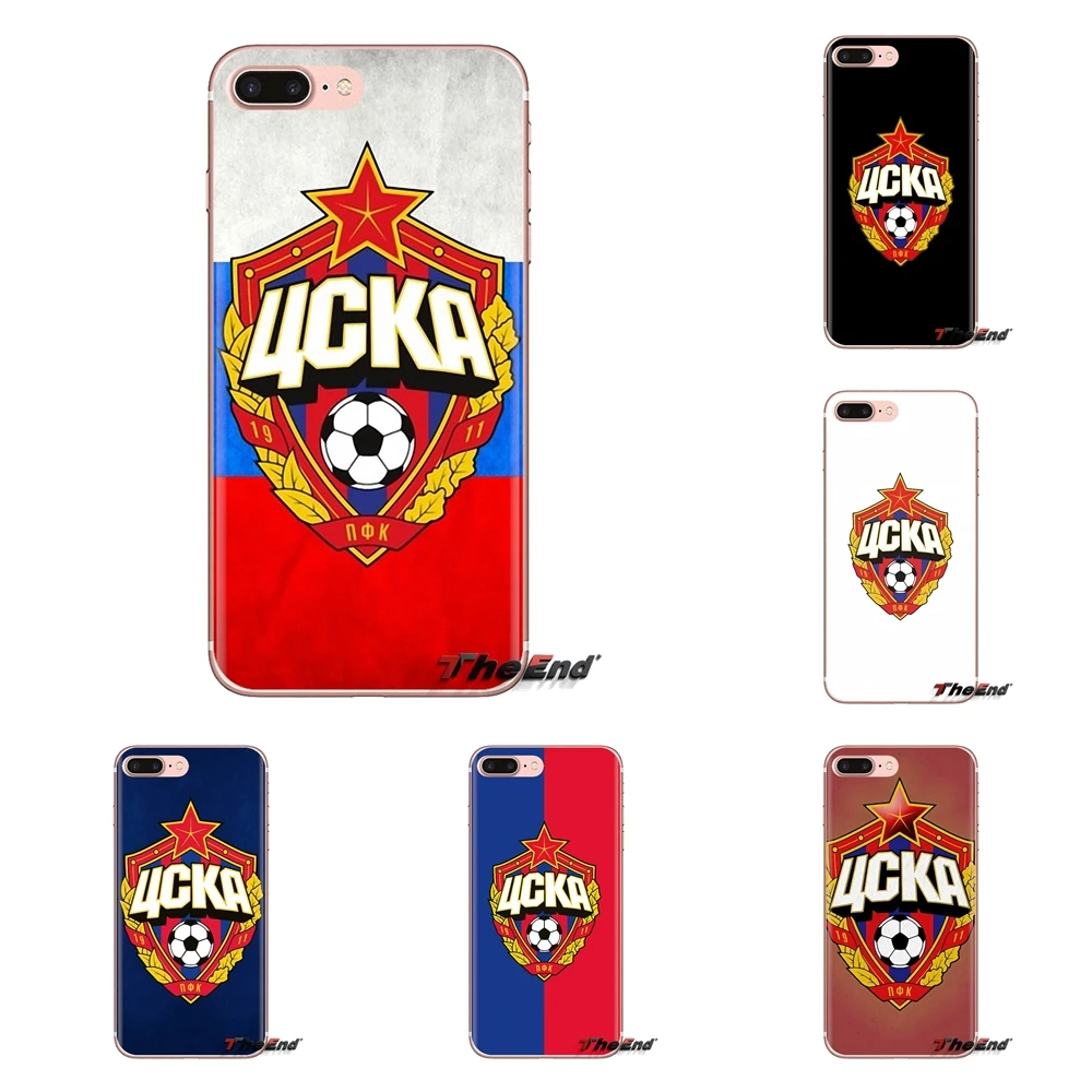 

CSKA Moscow Soft Transparent Shell Covers For Xiaomi Redmi 4A S2 Note 3 3S 4 4X 5 Plus 6 7 6A Pro Pocophone F1