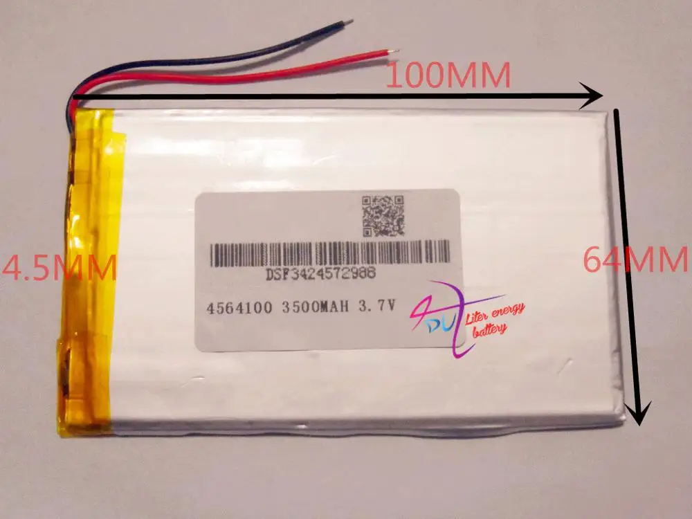 

best battery brand Tablet battery polymer lithium battery 4564100p 3.7v 3500mah mobile power xunlida