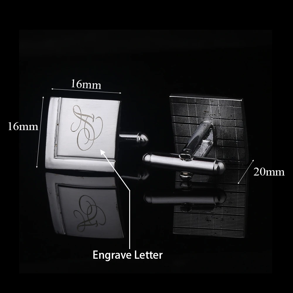 Персонифицированные запонки для мужчин, свадебные подарки для гостей, мужские запонки на заказ с гравировкой, мужские украшения, манжеты CL-032