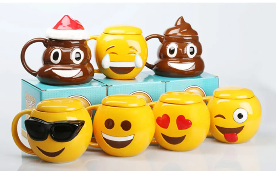 Creative Ceramic Mug With Lid Coffee Mug Travel Tea Cups And Mugs Ceramic Porcelain Expression CuteMorningTeaMilk Mug For Kid (17)