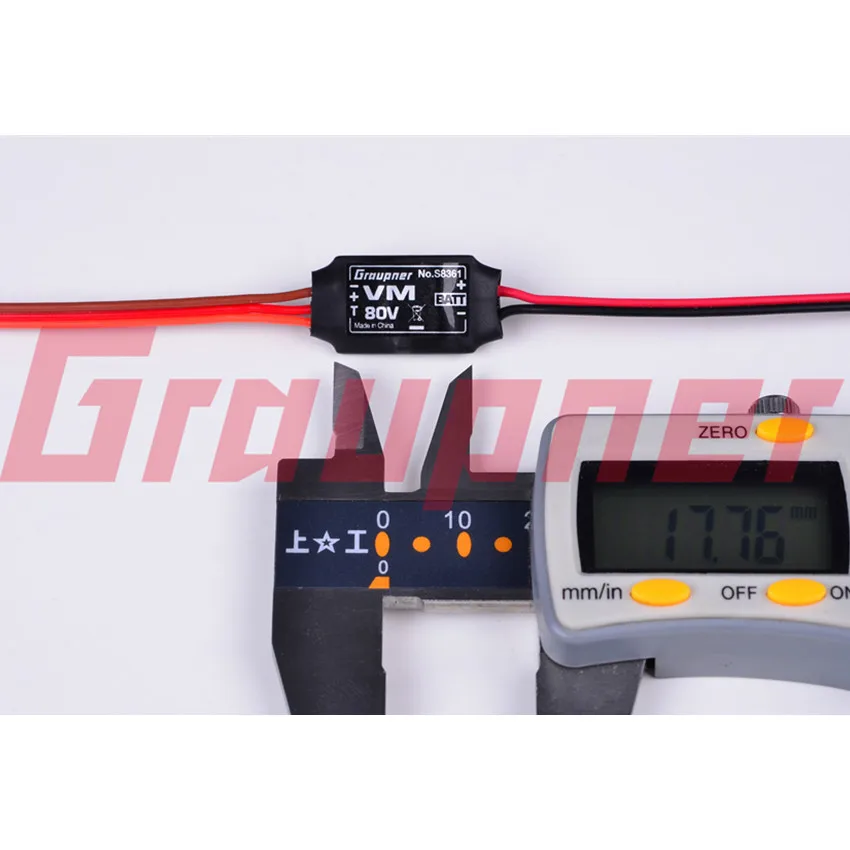 Graupner VM80 модуль возврата напряжения поддерживает до 80 в обратное напряжение для