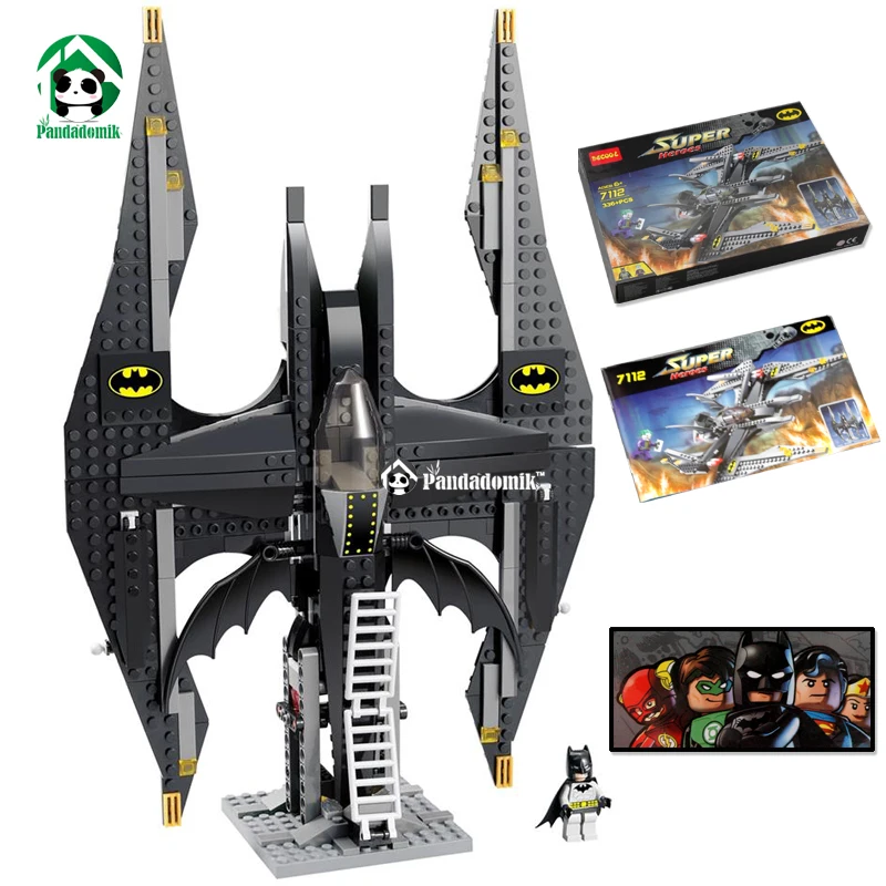 

Batmobile Fighter Decool Building Blocks Marvel Batman 336 pcs with Action Figure Educational Bricks Toys Compatible with Bricks