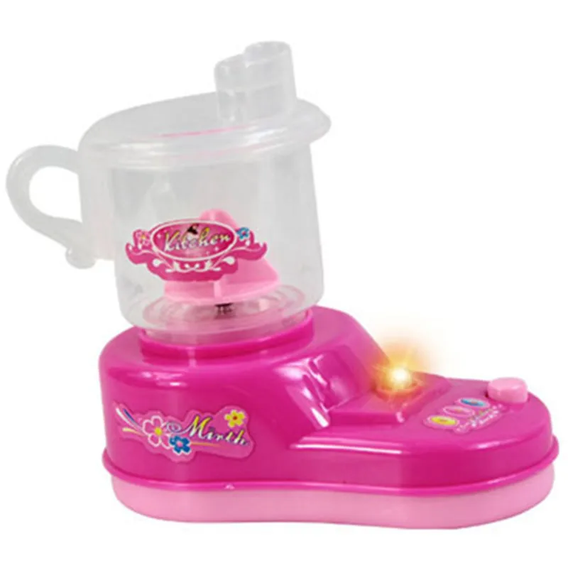 Mini juicing machine Children House Pretend Play pink electric Juicer