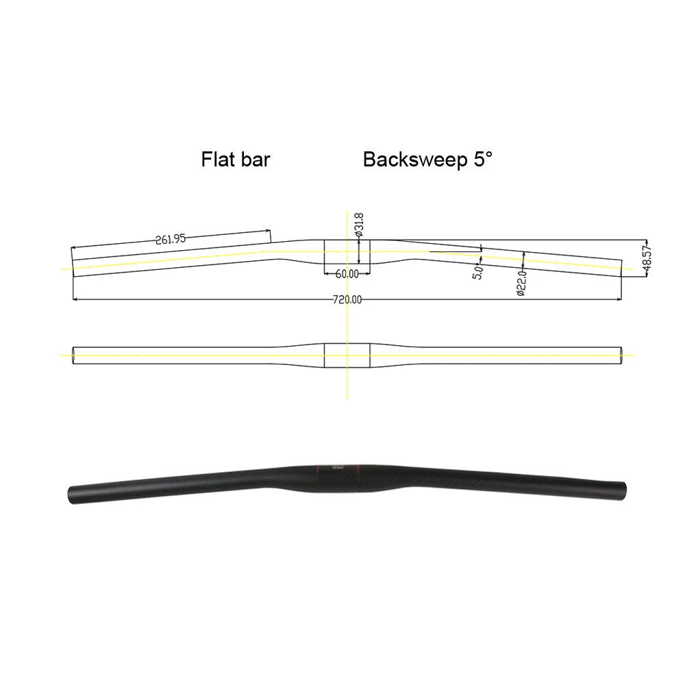 Flat 660mm matte LEADXUS высокое качество плоский/стояк однообразный 3 к карбоновый руль MTB руль для велосипедов из углеродного материала велосипедный руль 660/680/700/720/740 мм - Цвет: Flat 660mm matte