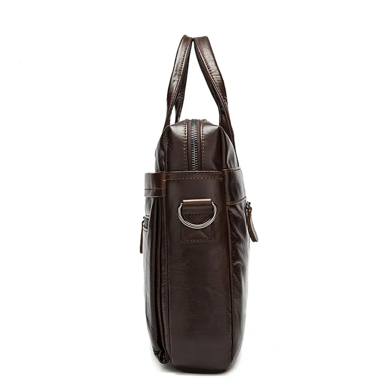 Perfect Quality Vintage Genuine Leather Bag Casual Fashion Men Leather Handbags First Layer Cow Leather Business Men Briefcase Perfect Quality Vintage Genuine Leather Bag Casual Fashion Men Leather Handbags First Layer Cow Leather Business Men Briefcase