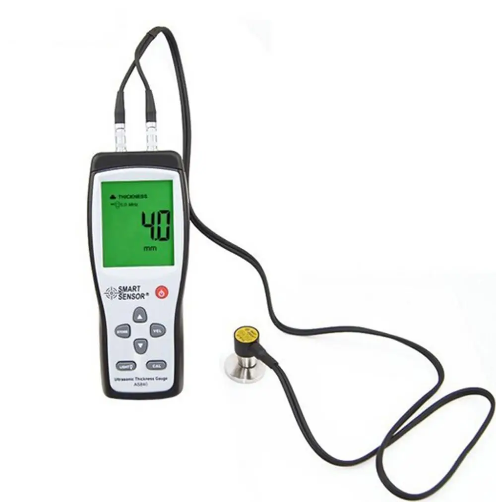 

Thickness Gauge Handheld Ultrasonic With Sound Velocity Measuring 1.2~220mm