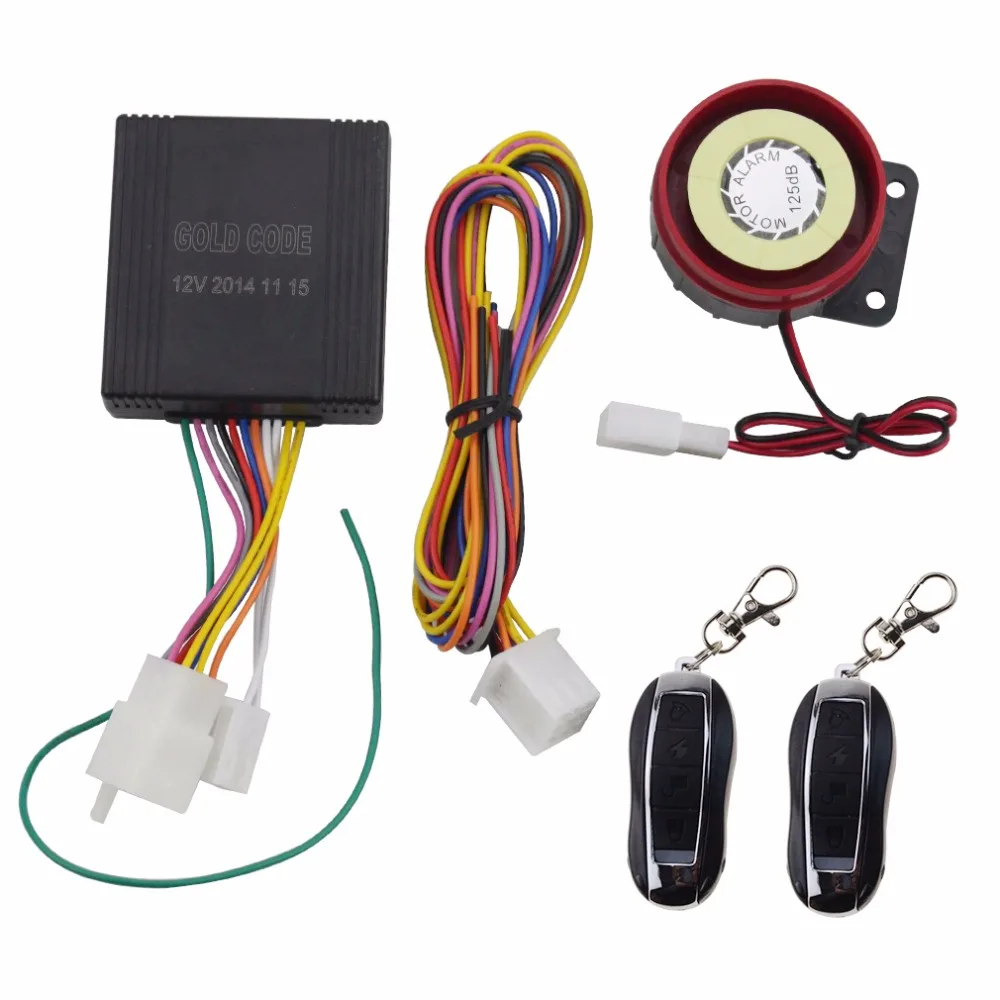 

GOOFIT Motorcycle Remote Control Alarm (Dual Remote) A009-001