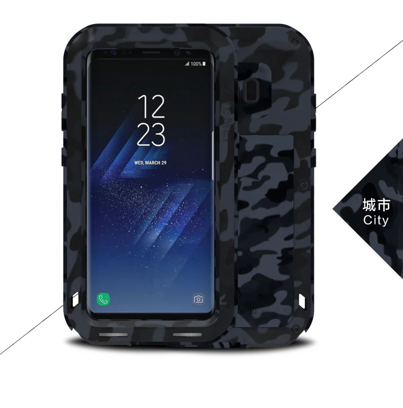 

LOVE MEI Cover for Galaxy S8 Bag Camo Series Shockproof Dirt-proof Drop-proof Camouflage Case for Samsung Galaxy S8 Plus Shell