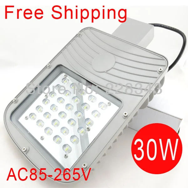 Free shipping sale AC85 265V 30W led street light IP65 Epistar 1200 1300LM LED led street