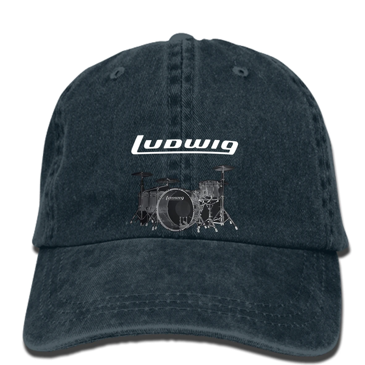 Хип-хоп бейсбольные кепки Новые популярные Ludwig Барабанные Ударные ударные барабанные Cymbal барабанные мужские черные кепки