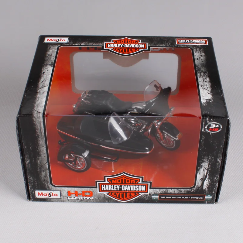 Maisto 1:18 1998 H D FLHT стандарт электроплана SIDECAR мотоцикл велосипед Модель Новый в