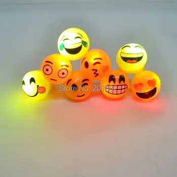 

576pcs/lot Light Up Flash Finger Rings Light-Up Jelly Rings LED Emotions Blinking Glow Party Favors Kids Children Toys