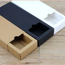 3 цвета коричневый ящик коробка для чая Ремесло Подарочная упаковка крафт-бумага коробка на заказ розничные коробки