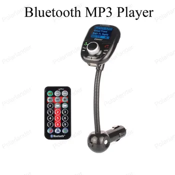 

New Bluetooth Handsfree CarKit Bluetooth FM Transmitter MP3 Player Car Kit Charger For Smart Phone