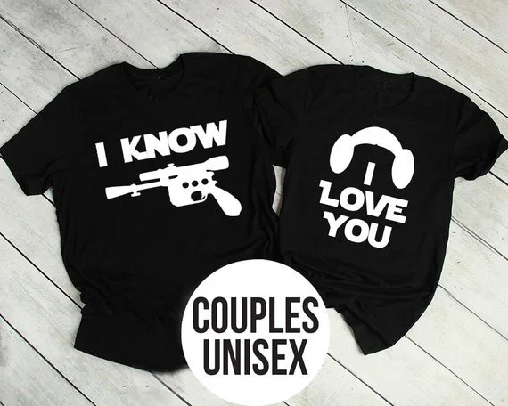 

I Love You and I Know T-Shirt Stylish Couples Shirt Matching His and Hers Boyfriend and girlfriend Tops Valentine day shirts