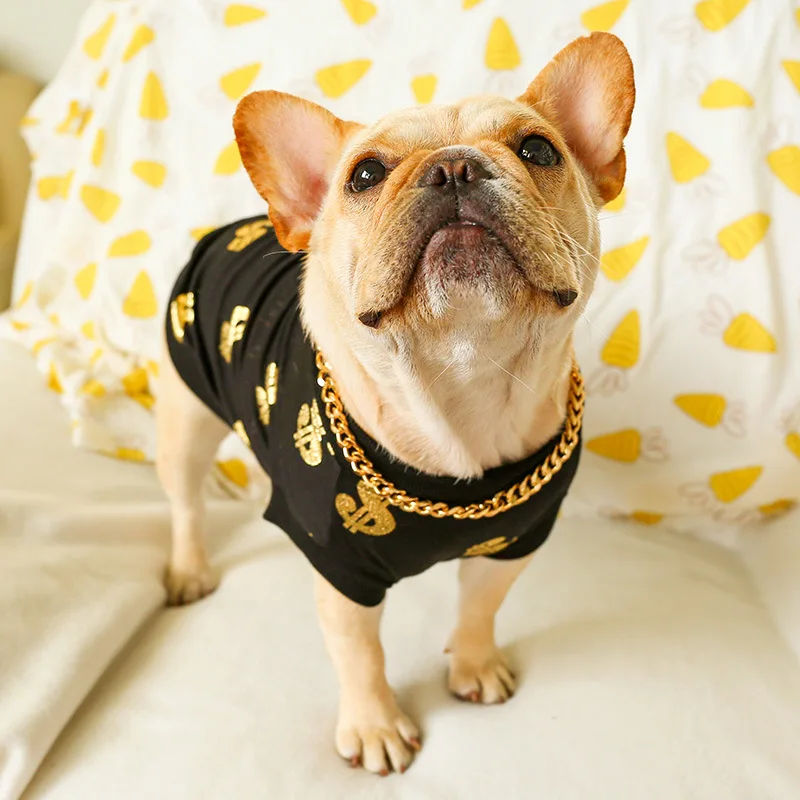 

Cool Copper Pet Dog Necklace Collar Adjustable Dog Accessories for Small Medium Dogs French Bulldog Pets accesorios para perros