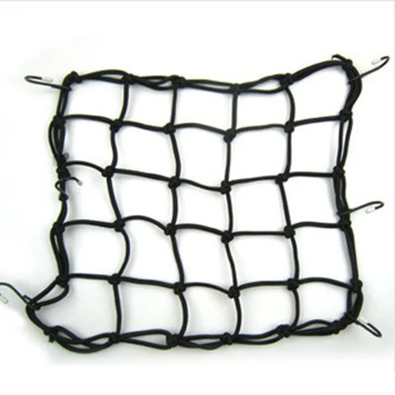 Discount Motorcycle Bike Cargo Net Elastic Luggage Rope Fastened Elastic Cord Fixed hook #XTN 1