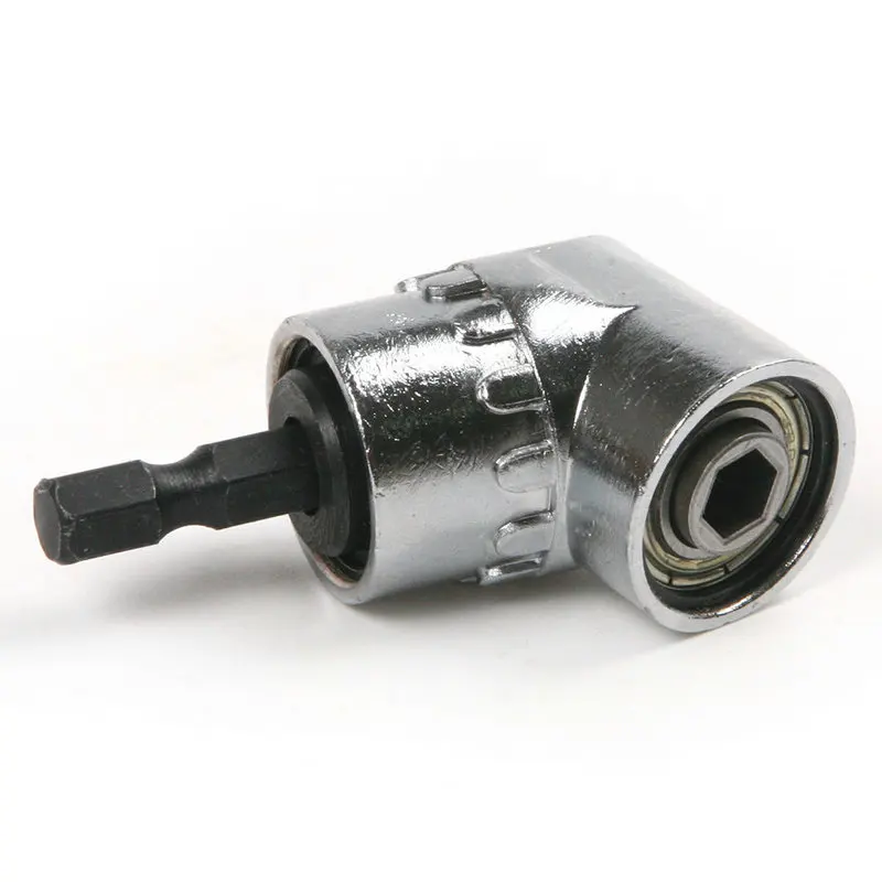 

105 Degree 1/4in Adjustable stainless steel Magnetic Hex Drill Bit Angle Driver Screwdriver tools Socket Wrench Adapter