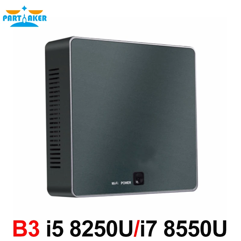Partaker B3 Mini PC 8th Gen Intel Core i7 8550U i5 8250U Quad Core DDR4 mini pc Plam mini Computer with HDMI Type-c up to 4GHz Partaker B3 Mini PC 8th Gen Intel Core i7 8550U i5 8250U Quad Core DDR4 mini pc Plam mini Computer with HDMI Type-c up to 4GHz