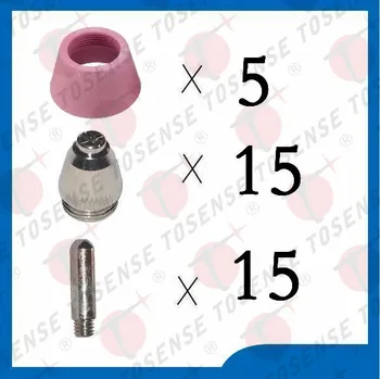 

35PCS, AG60 SG55 Consumables, SG-55 AG-60 cutting torch parts, for Plasma Cutter(SG 55 AG 60)
