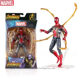 Hasbro игрушки Marvel The Avenger Endgame 17 см супер герой танос Росомаха Человек-паук Железный человек фигурка игрушки куклы