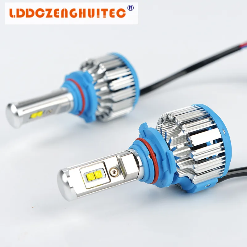 LDDCZENGHUITEC Автомобильные фары H4 H7 светодиодный H8/H11 HB3/9005 HB4/9006 H1 H13 авто спереди лампы