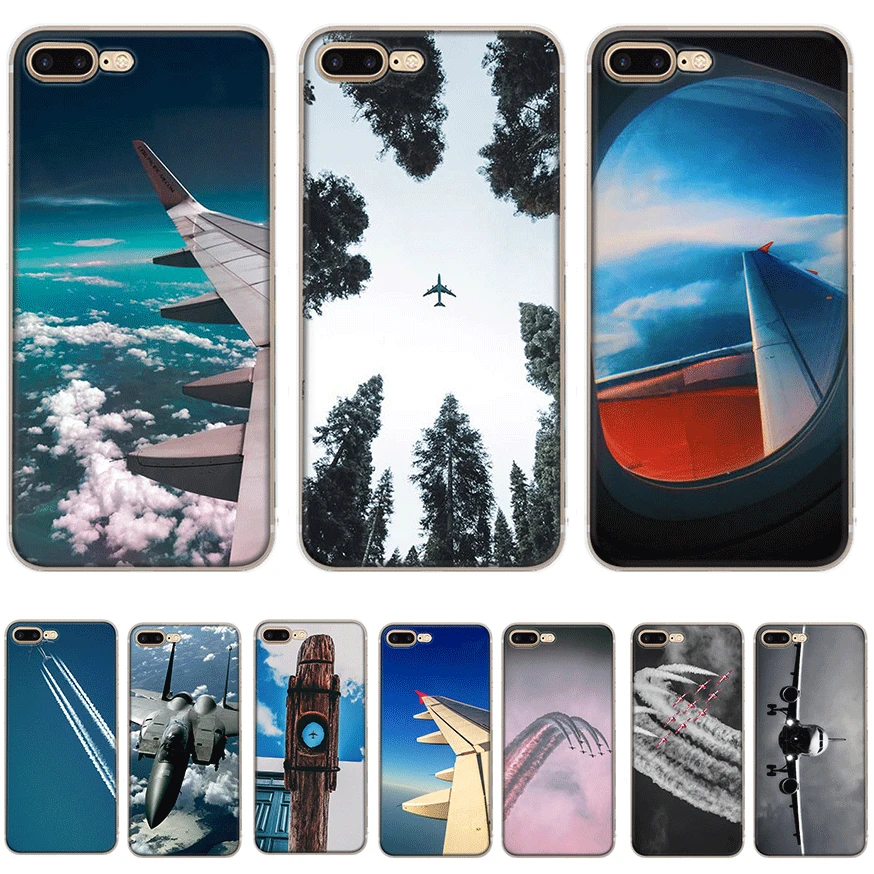 Чехол Desxz Aircraft для iPhone 7 8 6 6s Plus 11 Pro X XR XS Max 5 5S SE |