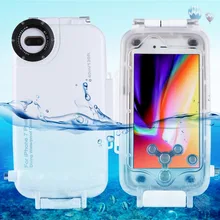 Для iPhone 7 Plus и 8 Plus водонепроницаемый корпус для дайвинга чехол 40 м/130 футов подводный корпус чехол для сноркелинга серфинга плавания
