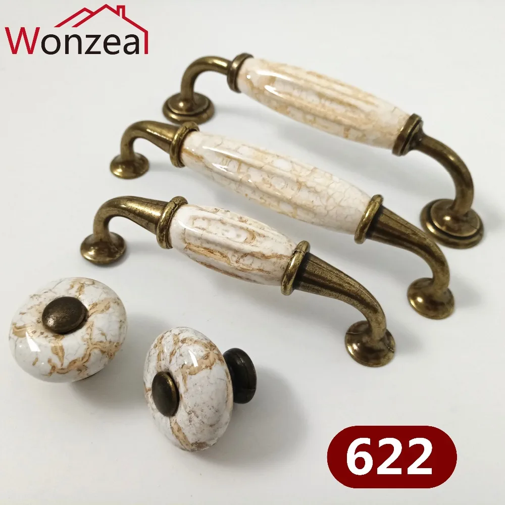 622大理石裂纹陶瓷拉手=混合07